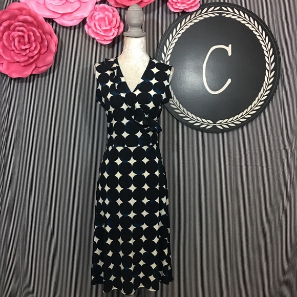 leota aneeka knit wrap dress